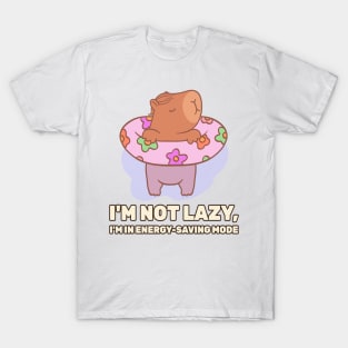 I'm not lazy, I'm in energy-saving mode funny meme T-Shirt